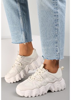 Beżowe Sneakersy Astima ze sklepu renee.pl w kategorii Buty sportowe damskie - zdjęcie 155881248
