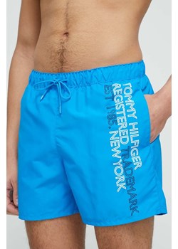 Tommy Hilfiger szorty kąpielowe kolor niebieski ze sklepu ANSWEAR.com w kategorii Kąpielówki - zdjęcie 155944949