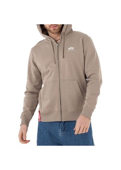 Bluza Alpha Industries Basic Zip Hoody SL 118342679 - beżowa ze sklepu streetstyle24.pl w kategorii Bluzy męskie - zdjęcie 155951648