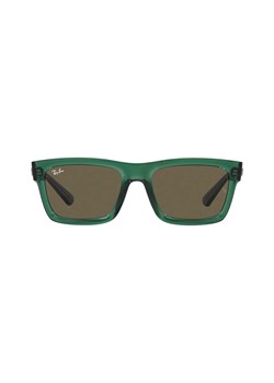 Ray-Ban okulary przeciwsłoneczne WARREN kolor zielony 0RB4396 ze sklepu ANSWEAR.com w kategorii Okulary przeciwsłoneczne damskie - zdjęcie 155955295