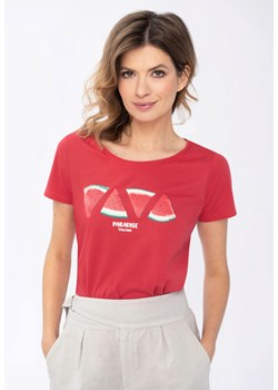 Damska koszulka z krótkim rękawem T-MELLA ze sklepu Volcano.pl w kategorii Bluzki damskie - zdjęcie 155968346