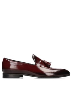 Bordowe Loafersy Hugo, Conhpol, Mokasyny i loafersy, CE6104-01, Konopka Shoes ze sklepu Konopka Shoes w kategorii Mokasyny męskie - zdjęcie 155975388