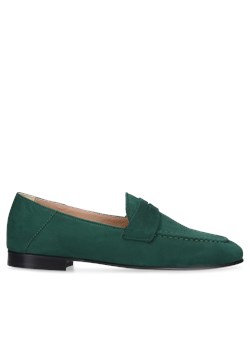 Zielone loafersy Luisa, Conhpol Relax - polska produkcja, Mokasyny i loafersy, RE2727-01, Konopka Shoes ze sklepu Konopka Shoes w kategorii Lordsy damskie - zdjęcie 155976679