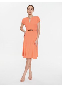 Lauren Ralph Lauren Sukienka codzienna 250868639009 Pomarańczowy Regular Fit ze sklepu MODIVO w kategorii Sukienki - zdjęcie 155992035