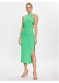 MSGM Sukienka letnia 3441MDA61 237120 Zielony Slim Fit ze sklepu MODIVO w kategorii Sukienki - zdjęcie 155992085