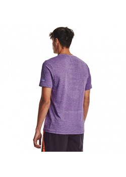 Męska koszulka do biegania Under Armour UA Seamless Stride - fioletowa ze sklepu Sportstylestory.com w kategorii T-shirty męskie - zdjęcie 155994179