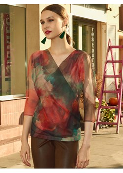 Bluzka w kwiatowy wzór Potis & Verso Pam ze sklepu Eye For Fashion w kategorii Bluzki damskie - zdjęcie 155998977