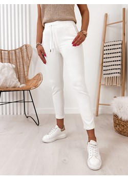 spodnie ruston białe l/40 ze sklepu UBRA w kategorii Spodnie damskie - zdjęcie 156001008