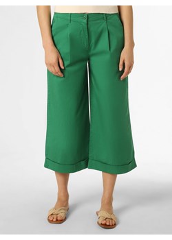 Marie Lund Spodnie Kobiety Bawełna zielony jednolity ze sklepu vangraaf w kategorii Spodnie damskie - zdjęcie 156011977