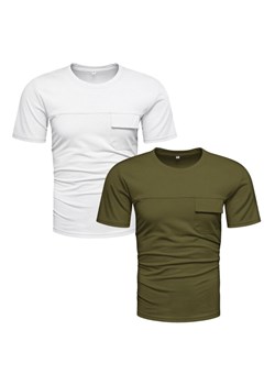 Komplet 2 koszulek męskich Recea ze sklepu Recea.pl w kategorii T-shirty męskie - zdjęcie 156013865