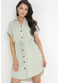 Zielona Sukienka Talosura ze sklepu Born2be Odzież w kategorii Sukienki - zdjęcie 156014998