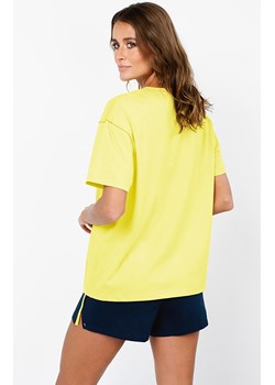 Piżama damska na krótki rękaw i krótkie nogawki Sidari, Kolor żółto-granatowy, Rozmiar XL, Italian Fashion ze sklepu Intymna w kategorii Piżamy damskie - zdjęcie 156015587