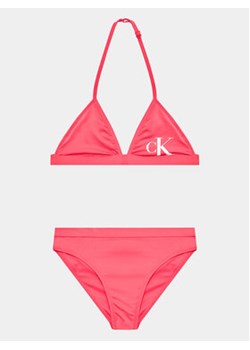 Calvin Klein Swimwear Strój kąpielowy KY0KY00028 Różowy ze sklepu MODIVO w kategorii Stroje kąpielowe - zdjęcie 156021179