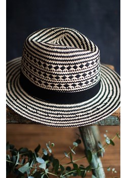 Bogota kapelusz plażowy cz21230-1, Kolor czarny-ecru, Rozmiar uniwersalny, Art of Polo ze sklepu Primodo w kategorii Kapelusze damskie - zdjęcie 156042039