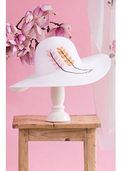 Flora kapelusz plażowy cz21250-1, Kolor biały, Rozmiar uniwersalny, Art of Polo ze sklepu Primodo w kategorii Kapelusze damskie - zdjęcie 156042067