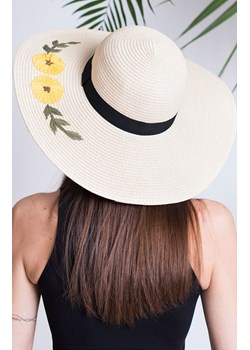 Margerytka kapelusz plażowy cz21251-1, Kolor beżowy-wzór, Rozmiar uniwersalny, Art of Polo ze sklepu Primodo w kategorii Kapelusze damskie - zdjęcie 156042156