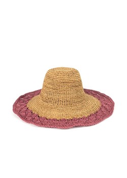 Mary-Ann kapelusz plażowy cz21156-2, Kolor beżowo-różowy, Rozmiar uniwersalny, Art of Polo ze sklepu Primodo w kategorii Kapelusze damskie - zdjęcie 156042168