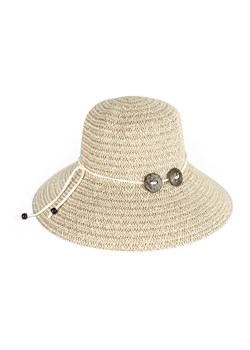 Summer morning kapelusz plażowy cz20152-1, Kolor beżowy-ecru, Rozmiar uniwersalny, Art of Polo ze sklepu Primodo w kategorii Kapelusze damskie - zdjęcie 156042247