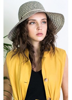 Summer morning kapelusz plażowy cz20152-2, Kolor ecru-granat, Rozmiar uniwersalny, Art of Polo ze sklepu Primodo w kategorii Kapelusze damskie - zdjęcie 156042248