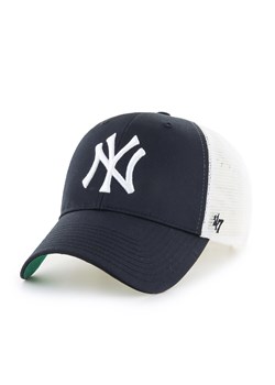 Czapka z daszkiem uniseks 47 Brand New York Yankees Branson - czarna ze sklepu Sportstylestory.com w kategorii Czapki z daszkiem męskie - zdjęcie 156050449