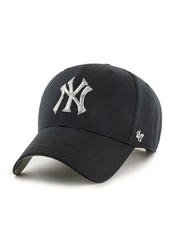 Czapka z daszkiem uniseks 47 Brand New York Yankees Retro Stripe Under - czarna ze sklepu Sportstylestory.com w kategorii Czapki z daszkiem męskie - zdjęcie 156050469