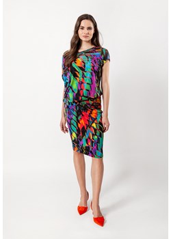 Asymetryczna sukienka z cienkiego jerseyu ze sklepu Molton w kategorii Sukienki - zdjęcie 156078697