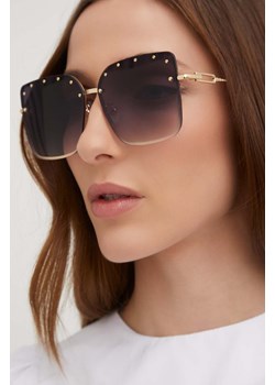 Answear Lab okulary przeciwsłoneczne damskie kolor czarny ze sklepu ANSWEAR.com w kategorii Okulary przeciwsłoneczne damskie - zdjęcie 156079738
