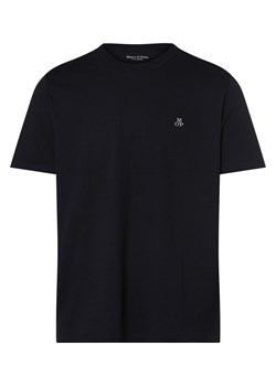 Marc O'Polo T-shirt męski Mężczyźni Bawełna granatowy nadruk ze sklepu vangraaf w kategorii T-shirty męskie - zdjęcie 156100935