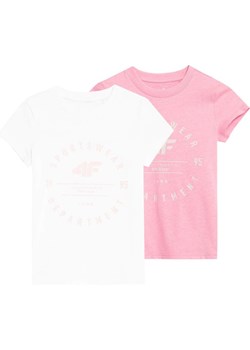 Koszulki dziewczęce 4FJSS23TTSHF280 2szt 4F ze sklepu SPORT-SHOP.pl w kategorii Bluzki dziewczęce - zdjęcie 156101748