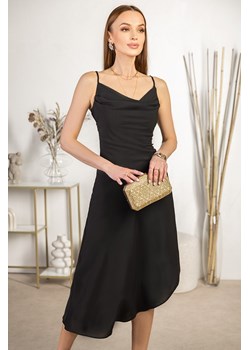 Sukienka BARFONSA BLACK ze sklepu Ivet Shop w kategorii Sukienki - zdjęcie 156110596
