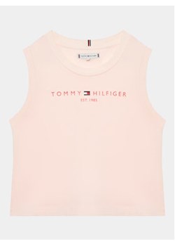 Tommy Hilfiger Top KG0KG07262 D Różowy Regular Fit ze sklepu MODIVO w kategorii Bluzki dziewczęce - zdjęcie 156117806