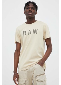 G-Star Raw t-shirt bawełniany 2-pack z nadrukiem ze sklepu ANSWEAR.com w kategorii T-shirty męskie - zdjęcie 156138637