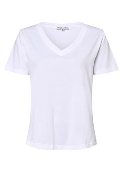 Marie Lund T-shirt damski Kobiety Bawełna biały jednolity ze sklepu vangraaf w kategorii Bluzki damskie - zdjęcie 156144665