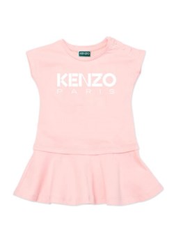 Kenzo Kids Sukienka dzianinowa K12306 S Różowy Regular Fit ze sklepu MODIVO w kategorii Sukienki dziewczęce - zdjęcie 156150189
