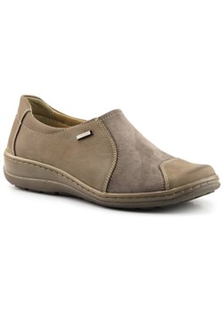 Wygodne półbuty damskie dla stóp wrażliwych - HELIOS Komfort 714, beżowe ze sklepu ulubioneobuwie w kategorii Półbuty damskie - zdjęcie 156151789