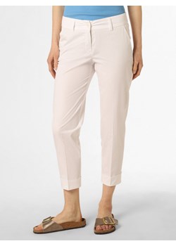 RAFFAELLO ROSSI Spodnie Kobiety Bawełna biały jednolity ze sklepu vangraaf w kategorii Spodnie damskie - zdjęcie 156154236