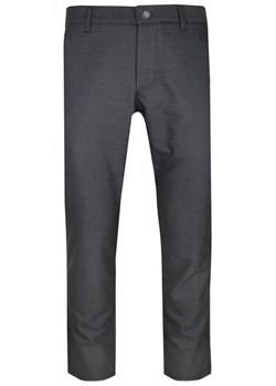 Spodnie Męskie, Chinosy z Elastanem - Grafitowe -RIGON SPRGNtb41grafit ze sklepu JegoSzafa.pl w kategorii Spodnie męskie - zdjęcie 156158606