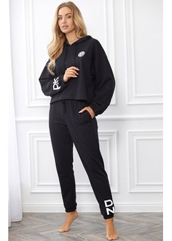 DKNY bawełniane spodnie dresowe damskie YI2722592, Kolor czarny, Rozmiar XS, DKNY ze sklepu Primodo w kategorii Spodnie damskie - zdjęcie 156162758