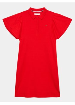 Tommy Hilfiger Sukienka codzienna KG0KG07195 D Czerwony Regular Fit ze sklepu MODIVO w kategorii Sukienki dziewczęce - zdjęcie 156200107