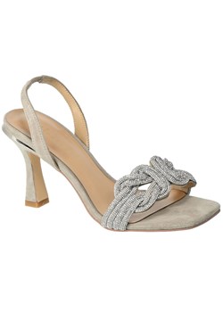 Sandały Alma En Pena V23251 Skórzane Suede Taupe ze sklepu EuroButy.com.pl w kategorii Sandały damskie - zdjęcie 156202346