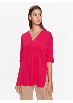 Max Mara Leisure Bluzka Locarno 2339410436600 Różowy Relaxed Fit ze sklepu MODIVO w kategorii Bluzki damskie - zdjęcie 156205928