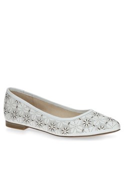 Caprice Baleriny 9-22101-20 Biały ze sklepu MODIVO w kategorii Balerinki - zdjęcie 156206066