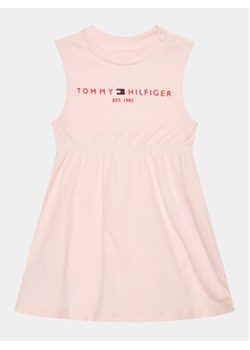 Tommy Hilfiger Sukienka codzienna KN0KN01625 Różowy Regular Fit ze sklepu MODIVO w kategorii Sukienki niemowlęce - zdjęcie 156206487