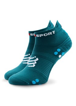 Compressport Skarpety Niskie Unisex Pro Racing Socks v4.0 Run Low XU00047B Zielony ze sklepu MODIVO w kategorii Skarpetki męskie - zdjęcie 156216497