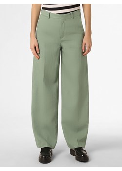 Drykorn Spodnie z dodatkiem lnu Kobiety len seledynowy jednolity ze sklepu vangraaf w kategorii Spodnie damskie - zdjęcie 156235836