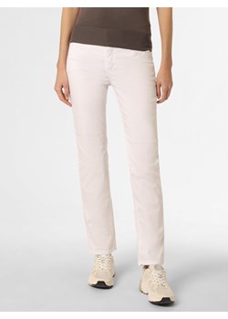 MAC Spodnie Kobiety Bawełna biały jednolity ze sklepu vangraaf w kategorii Spodnie damskie - zdjęcie 156235858