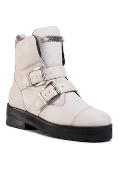 Bronx Botki 47196-G BX1607 Biały ze sklepu MODIVO w kategorii Workery damskie - zdjęcie 156242705