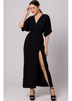 Sukienka maxi w kolorze czarnym K163, Kolor czarny, Rozmiar L, makover ze sklepu Primodo w kategorii Sukienki - zdjęcie 156242999
