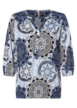 soyaconcept® Koszulka damska Kobiety Bawełna niebieski wzorzysty ze sklepu vangraaf w kategorii Bluzki damskie - zdjęcie 156254439