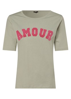 Franco Callegari T-shirt damski Kobiety Bawełna seledynowy nadruk ze sklepu vangraaf w kategorii Bluzki damskie - zdjęcie 156254448